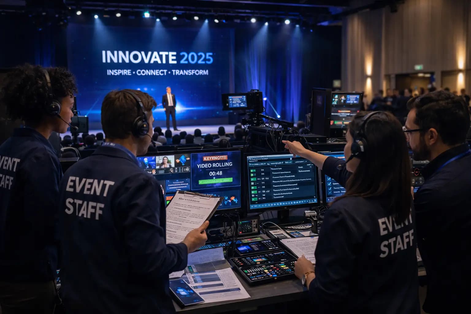Toronto event production team turning AI plans into live event execution