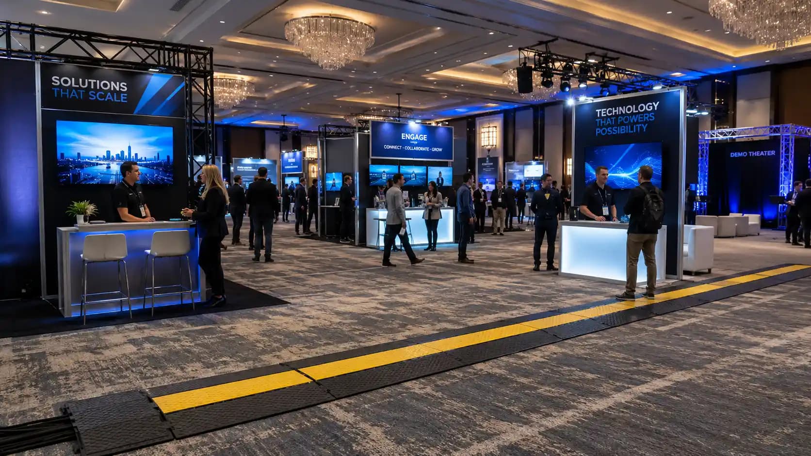 trade show booth power planning