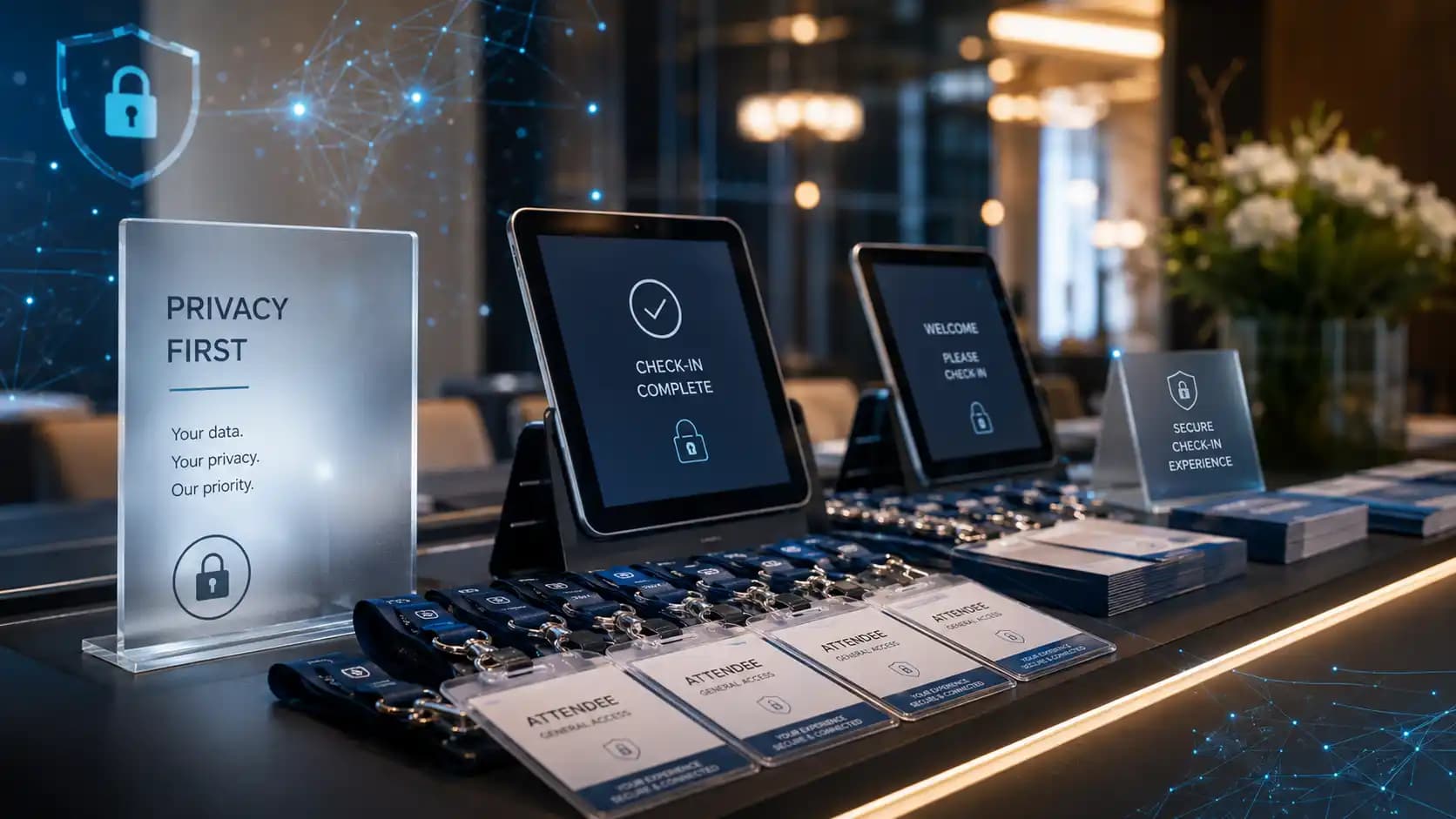 secure event registration and attendee data privacy