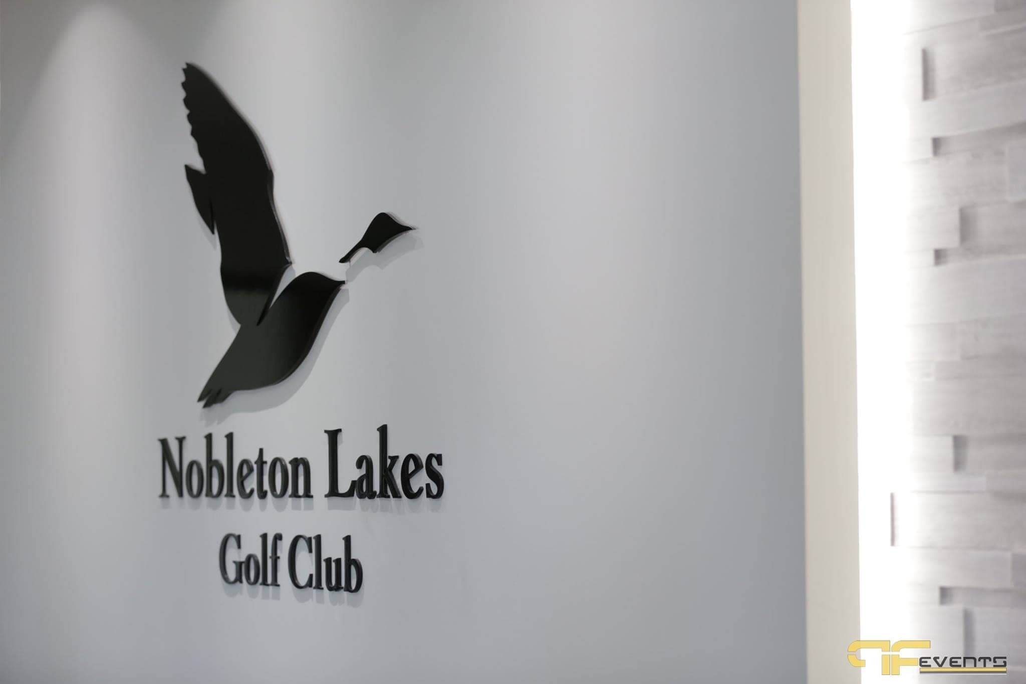Nobleton Lakes Golf Club goose logo on an interior wall