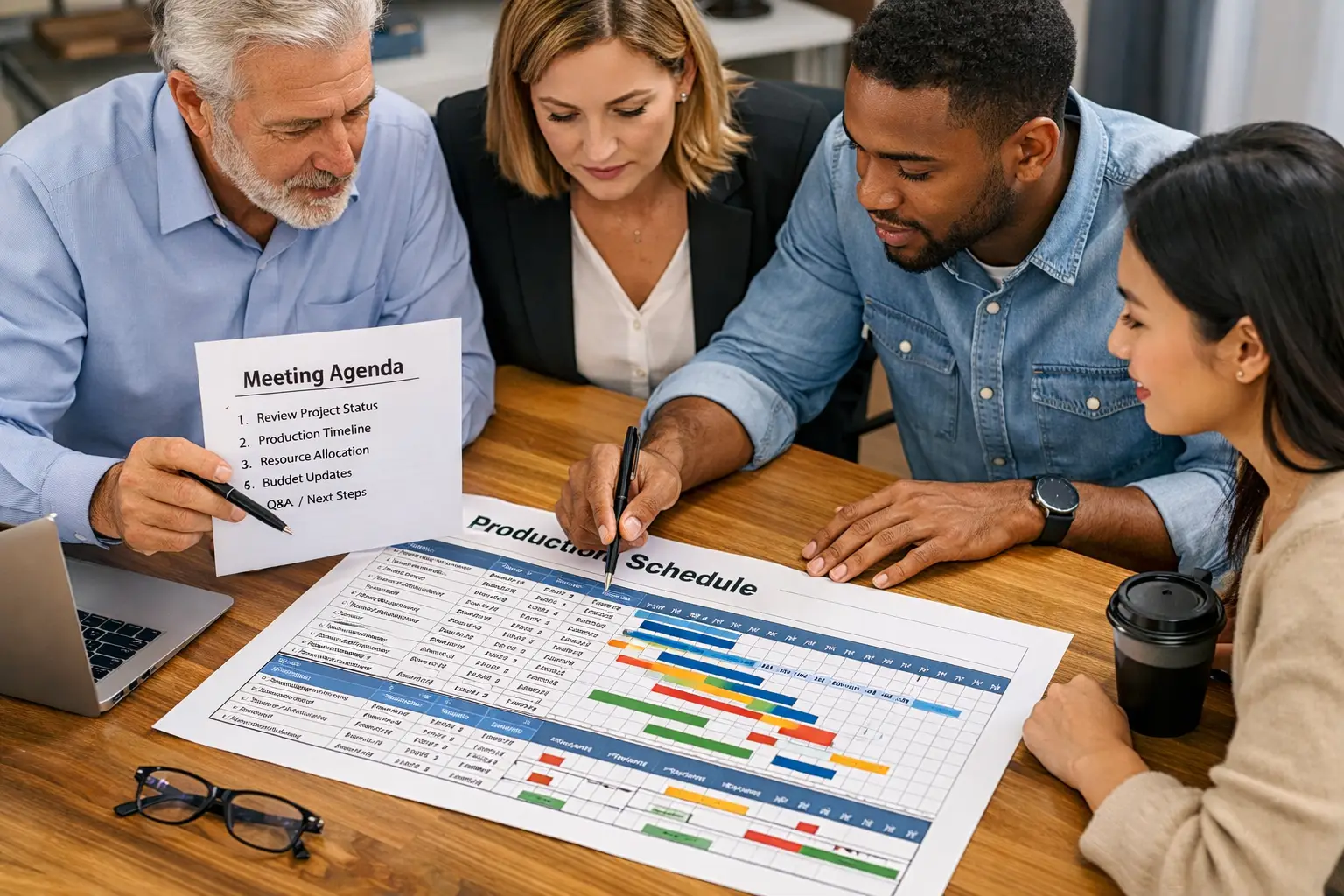 agenda versus run of show for live events